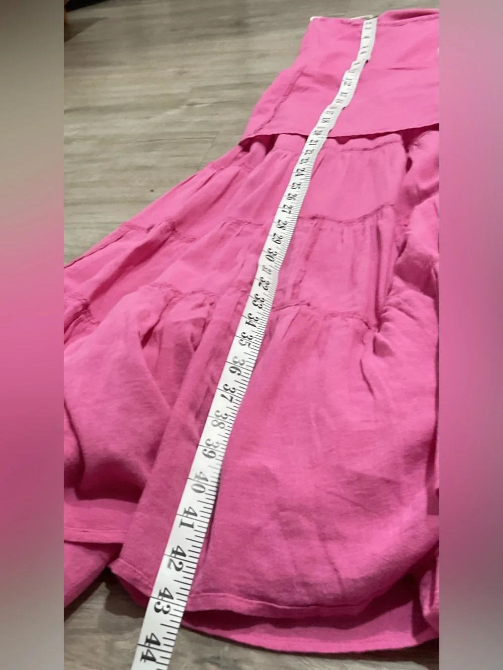 Free People Somewhere Sunny Open-Back Tiered Halter Midi Dress Size Medium NWT - Picture 14 of 14